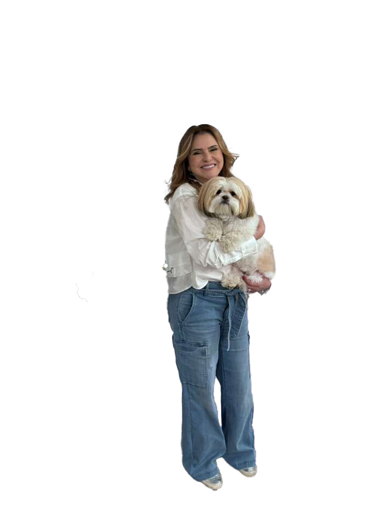 Pet-friendly cleaning - woman with dog